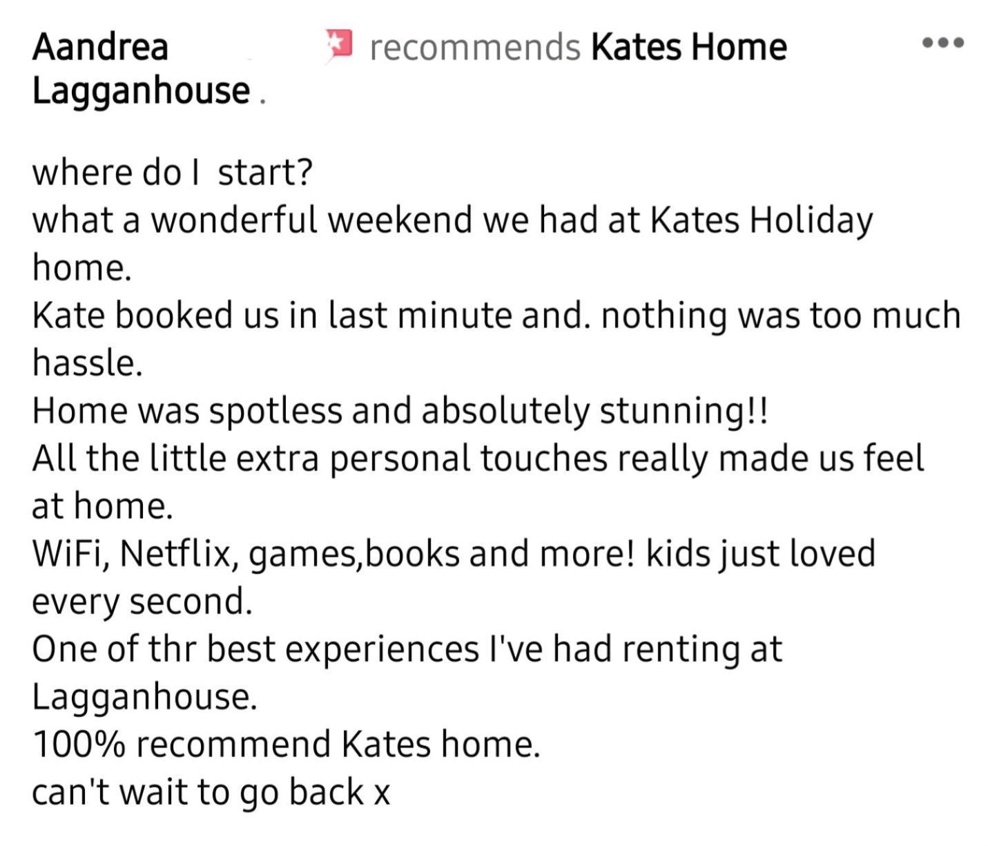 Kates Home Lagganhouse Woodland Way 19 Ballantrae Kültér fotó